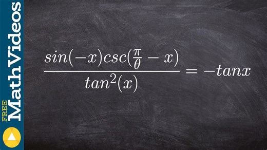 How to simplify an expression to verify the identity