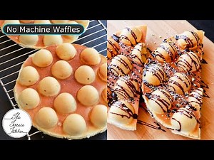 Waffle Recipe |No Machine & Sandwich Maker|1st Time On YouTube with this Utensil~The Terrace Kitchen