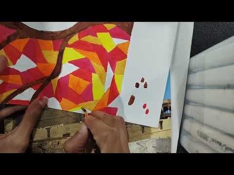 Warm and cold drawing | warm and cold colours painting | warm and cold drawing ideas