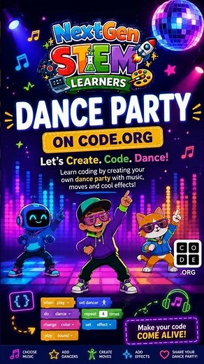 Kids, You Can Build This Dance Party! 🎵🔥 #stemforkids #shorts