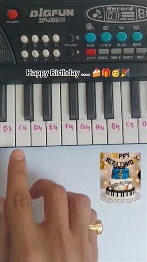 Happy Birthday Song 🎂 | Piano Version | Happy Keys