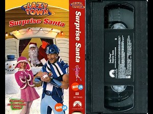 Opening to LazyTown - Surprise Santa (US VHS; 2005)