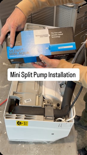 Micah Qualls • Construction • Tools • Reviews • DIY | Silent + Mini Aqua installation. From @malcogrp When you can’t gravity drain a mini split, you’ll need a mini split pump. Aspen Pumps... | Instagram