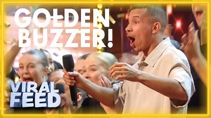 Howie Mandel's GOLDEN BUZZER For America's Got Talent 2023 Goes To Original Dance Experience Group Murmuration! | Viral Feed