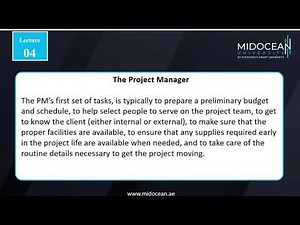 Advanced Project Management - lecture 4