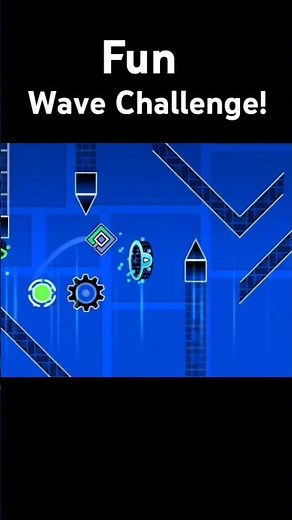 My ordinary life: Wave challange in Geometry dash 😯 #geometrydash #shorts