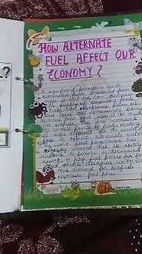 ECONOMICS PROJECT ON TOPIC- ALTERNATE FUELS