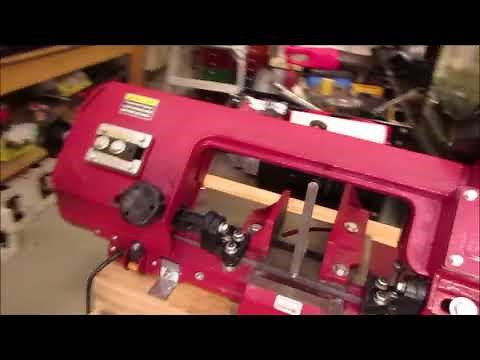 Harbor Freight 4x6 Bandsaw Item 93762 Item 62377 blade adjustment