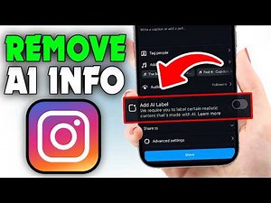 How to EASILY Remove 'AI Info' or 'Made with AI' Label in Instagram