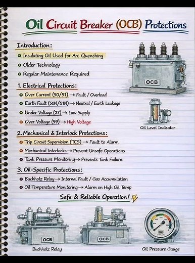 Circuit Breaker Types Explained ⚡ | MCB, MCCB, VCB, ACB & More#electrical #circuit