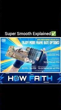 Super Smooth Graphics Explained ✅ | Easy Guide for Beginners | PUBGMOBILE #shorts