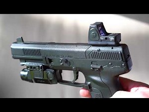 Trijicon RMR on FN Five Seven 5.7x28mm and Viridian X5L light/laser in 4K