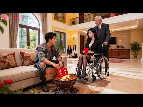 poor guy burn 2 marriage contract,married paralyzed beautiful CEO——turns out she is billionaire!