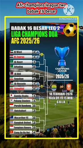 Hasil afc champions league two babak 16 besar #sepakbola
