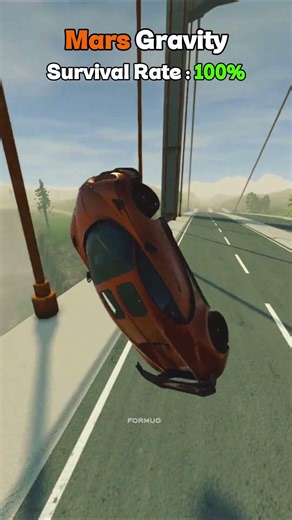 Bugatti vs Different Gravity #beamngdrive #beamng