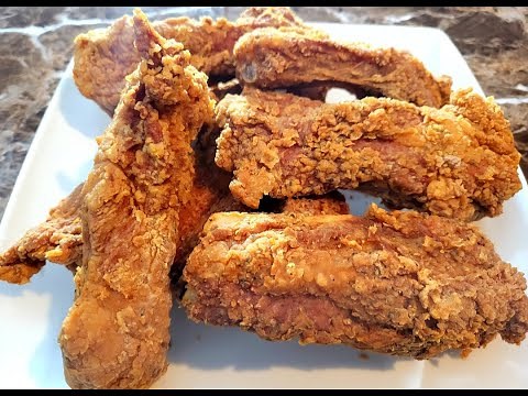 CRISPY DEEP FRIED PORK RIBS