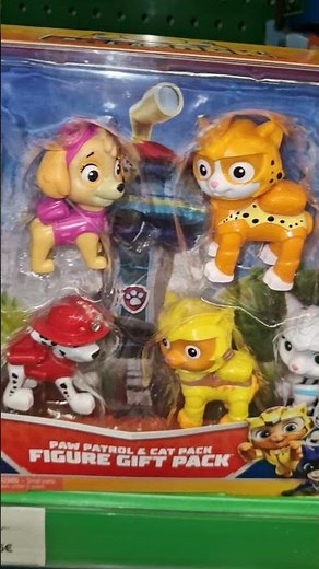Paw patrol & cat figure gift pack #shorts