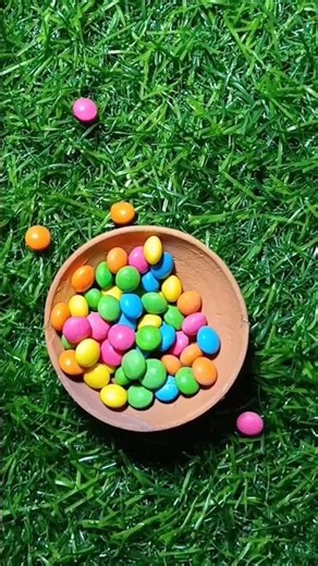 100 Colourful Gems Dropping in Natural Spot ASMR