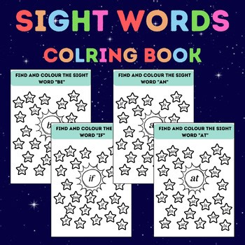 Find & Color Sight Words – Fun High-Frequency Word Hunt Activities (PreK–1).