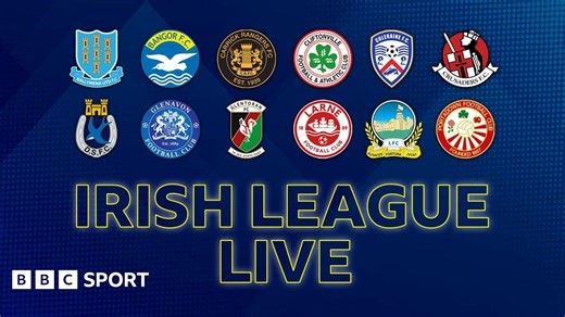 Irish Premiership - Ports defeat leaders, Glens and Blues win, while Carrick and Crues fight back to draw