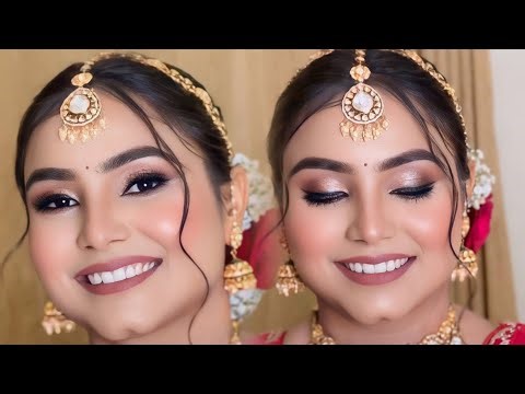 Bridal Glittery Eye Makeup Step by Step | Indian Bridal Makeup Tutorial 2026
