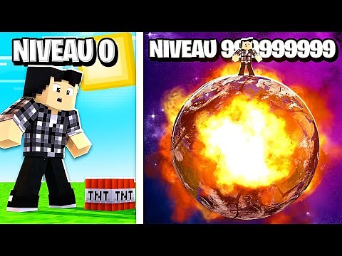 MA TNT NIVEAU 999,999,999 DANS MINECRAFT !