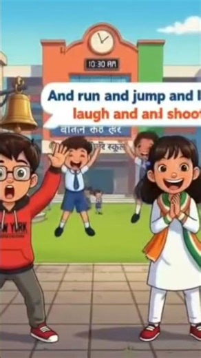 School Recess Poem for Kids | Fun English Rhyme