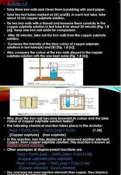 ONE SHORT SCIENCE👩‍🔬 | DISPLACEMENT REACTION |LEARN SCIENCE THROUGH ACTIVITIES | @Studywithleenu