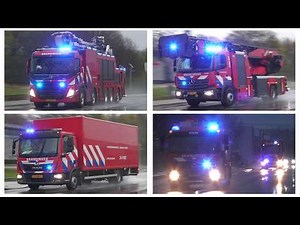 𝗠𝗔𝗝𝗢𝗥 𝗙𝗜𝗥𝗘 𝗔𝗧 𝗪𝗔𝗦𝗧𝗘 𝗖𝗢𝗠𝗣𝗔𝗡𝗬 🔥 | (Industrial) fire dept. responding to industrial fire in Maastricht