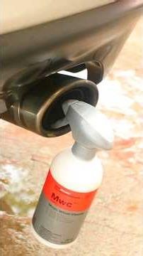 Exhaust Tip Cleaning ASMR Satisfying Car Detailing Transformation