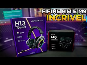 THE BEST COST-EFFECTIVE HEADSET EVER MADE - FIFINE H13 & FIFINE M9