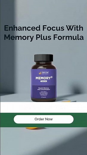 Enhanced focus with Memory Plus formula