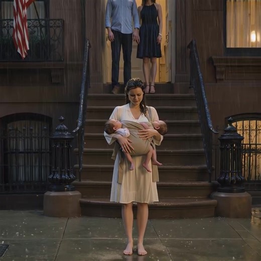 He put me out with our newborn twins in the rain, but my father’s last message from beyond the grave turned that city night into the start of his downfall The front door clicked shut. Just like that, the rain felt colder than the hospital room I’d left three days ago. I was barefoot on the marble steps. My nightgown was soaked through and sticking to the stitches from my surgery. The twins were a warm, fragile weight against my chest. Behind me, the uptown mansion glowed. Warm and perfect. In fr