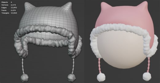 【Blender】ふわふわボア＆アニメっぽいファーの作り方まとめ【Displace/liltoon】 - 「Vtuberの雑学メモ帳」