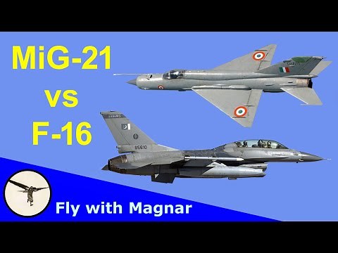 Mig-21 vs F-16 part 1