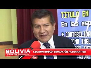 CEA DON BOSCO, EDUCACIÓN ALTERNATIVA entrevista a Ramiro Ochoa Director CEA Don Bosco