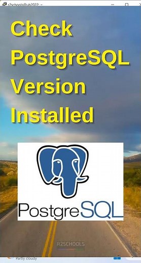 How to check Postgresql version installed on windows and Linux #postgresql #postgres