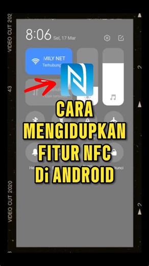 Cara menghidupkan NFC di Android #shorts