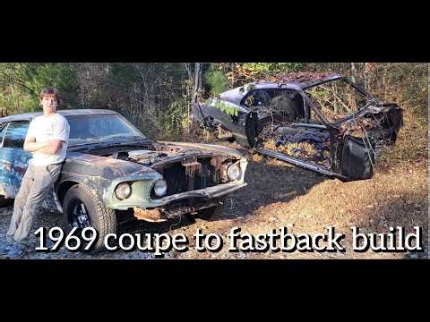 Cheap fastback gets cheap quarter panels 1969 ford mustang