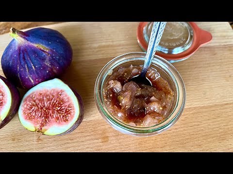 Feigen Chutney selber machen, Rezept, würzige Marmelade aus Feigen