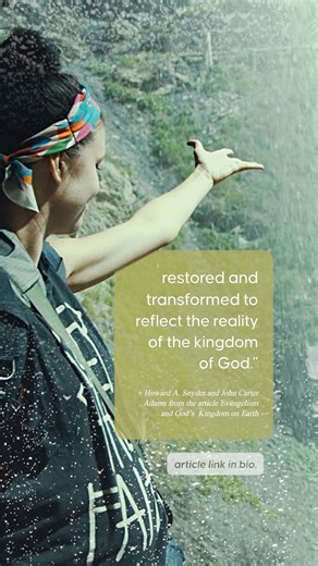 13 reactions | What is creation care? “Creation care is a covenant...