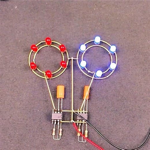 98K views · 792 reactions | Red And Blue LED chaser #trend #virals #highlights | SA Electric | Facebook