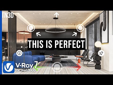 Create STUNNING 360 Interior Renders in V-ray 7 for SketchUp | Virtual Tour Tutorial