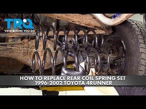 How to Replace Rear Coil Spring Set 1996-2002 Toyota 4runner