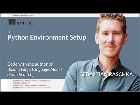 🔧 Live Coding with Sebastian Raschka: Python Environment Setup for Building LLMs