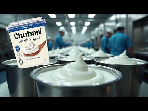 DISCOVER The SECRETS of HOW GREEK YOGURT is Made in a FACTORY!