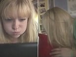 Young woman looks up 'swallowing semen' in sex education advert