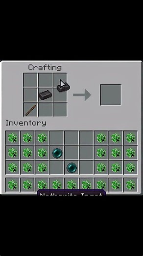 Netherite Pearl Sword 😱⚔️ Crafting Minecraft #shorts