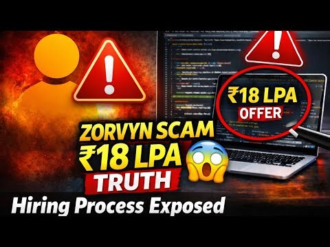 👉 ZORVYN SCAM? 😱 || Real Or Fake || Coding Test