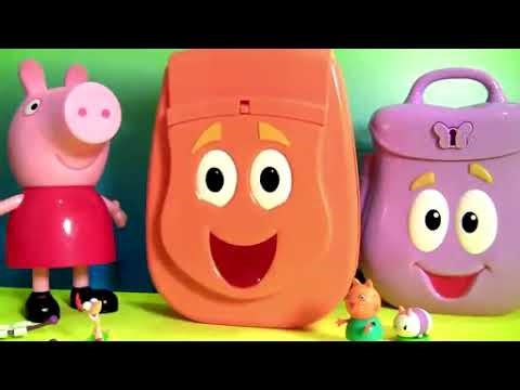 Dora the Explorer Backpack & Diego Rescue Talking Backpack Surprise Eggs Go,Diego,Go (REUPLOADED)